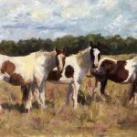 Three beautiful horses by Shirley Quaid